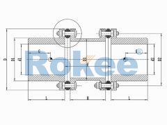 RLMD Shim Pack Coupling,RLMD Small Double Diaphragm Coupling