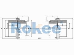 RODX Crown Gear Couplings,RODX Intermediate Shaft Drum Gear Coupling