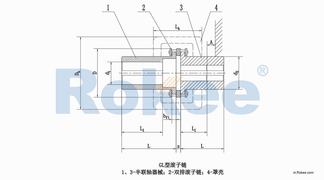 GL Roller Chain Coupling