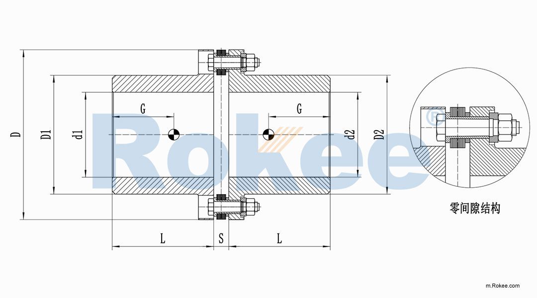 RLA Standard Single Diaphragm Coupling