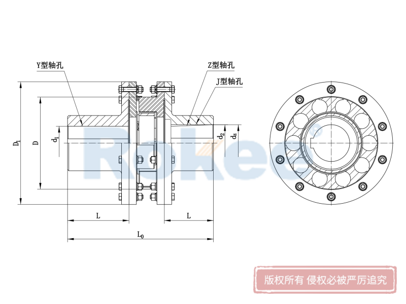 LMS(MLS)型双法兰型梅花弹性联轴器.png