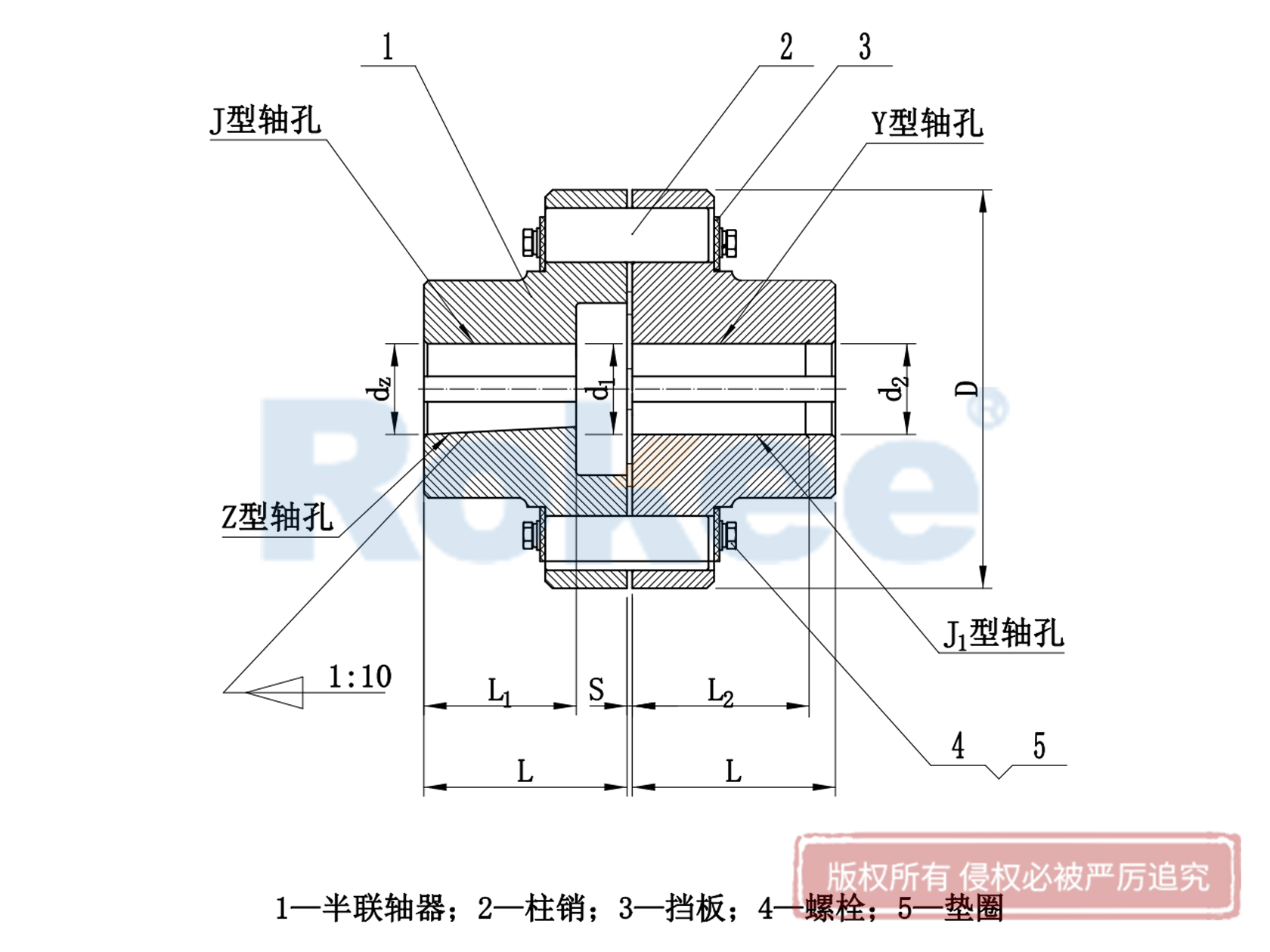 LX联轴器-HL联轴器-弹性柱销联轴器